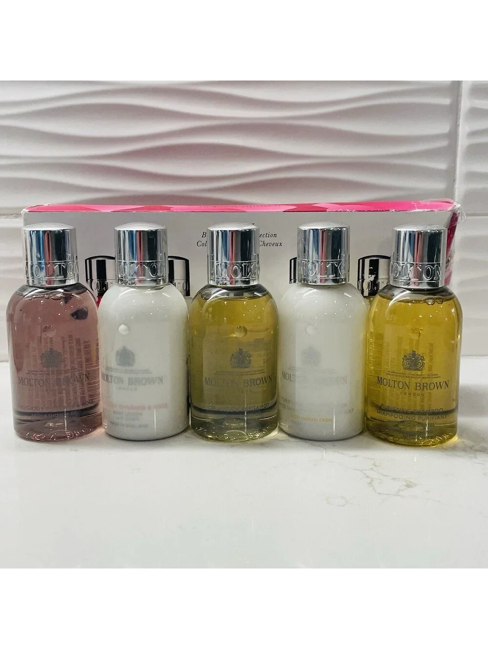 Molton Brown Travel Body & Hair Collection 5 piece Set - NEW